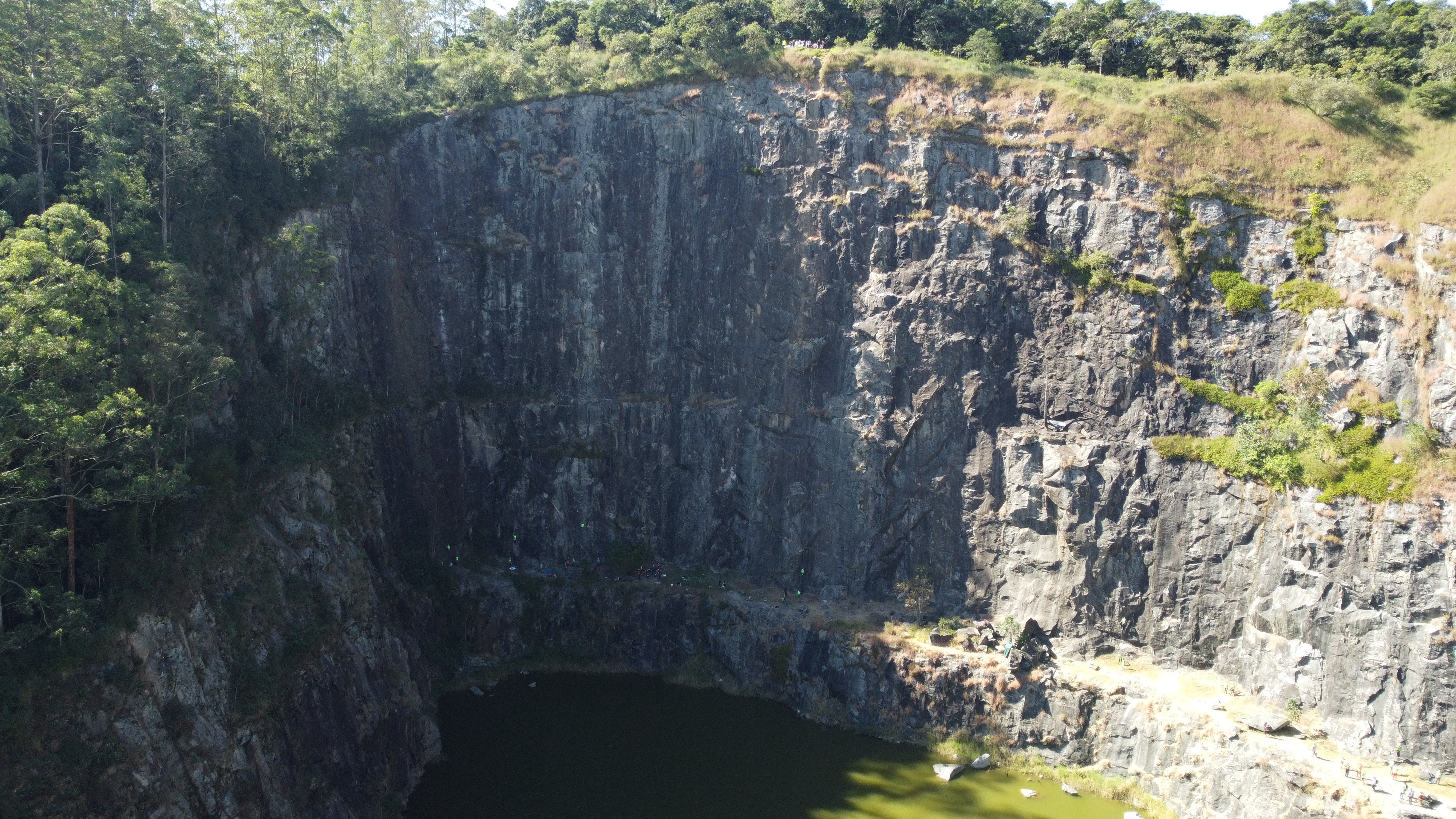 Vista panorâmica da Pedreira Dib com suas vias